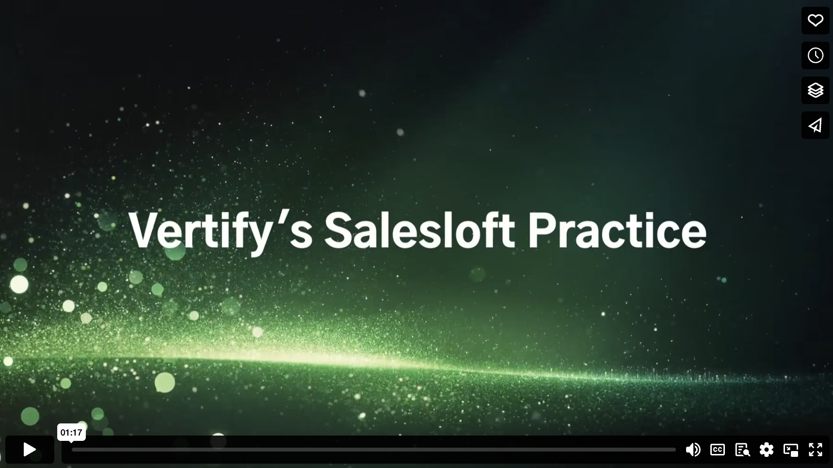 Vertify Salesloft Practice